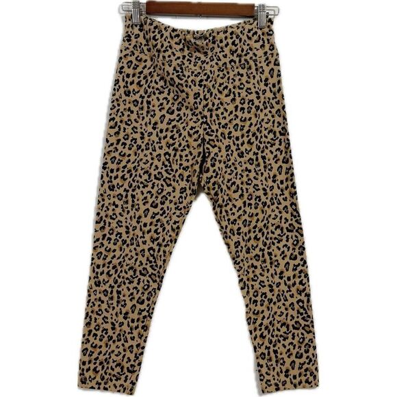 J. Crew women’s size medium cropped leopard print leggings. ￼ - Picture 1 of 5